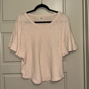 Madewell Blush Knit Top
